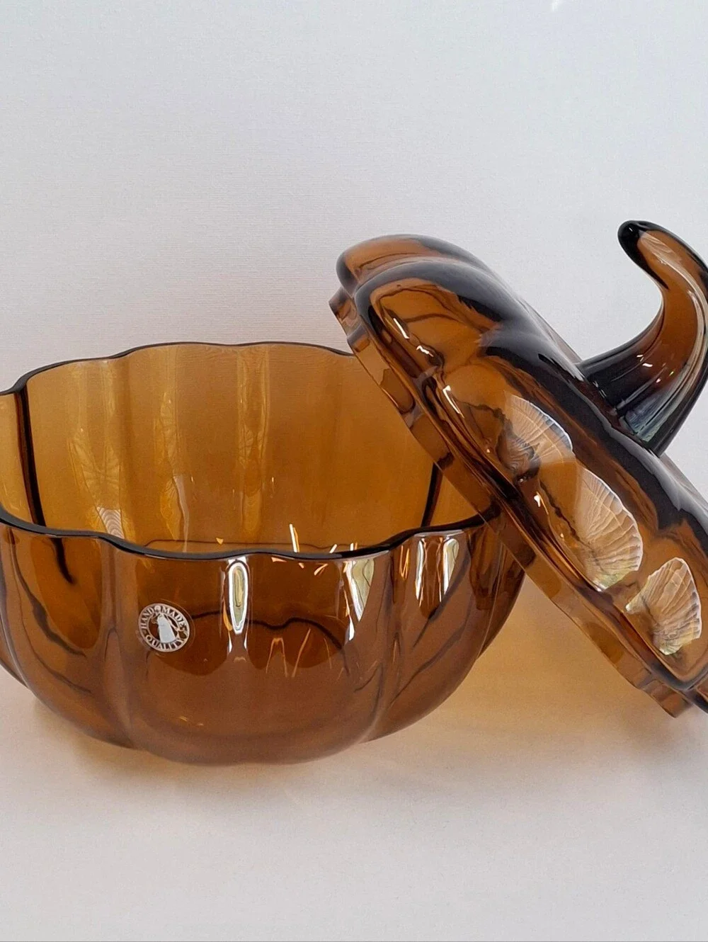 IKEA HOSTAGILLE Bowl & Lid Brown 7 ½